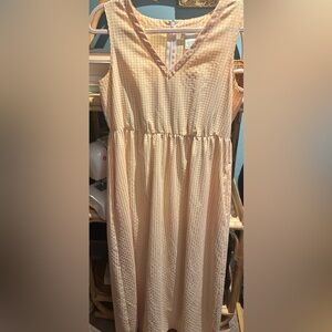 Vintage Jeffrey Banks Butter Yellow Gingham Maxi Dress